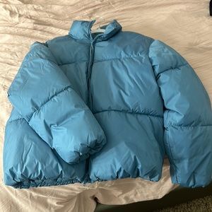 Water resistant puffer jacket